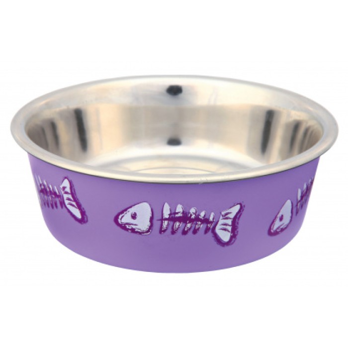 Миска для котів TRIXIE металева, 0.3 л /12 см